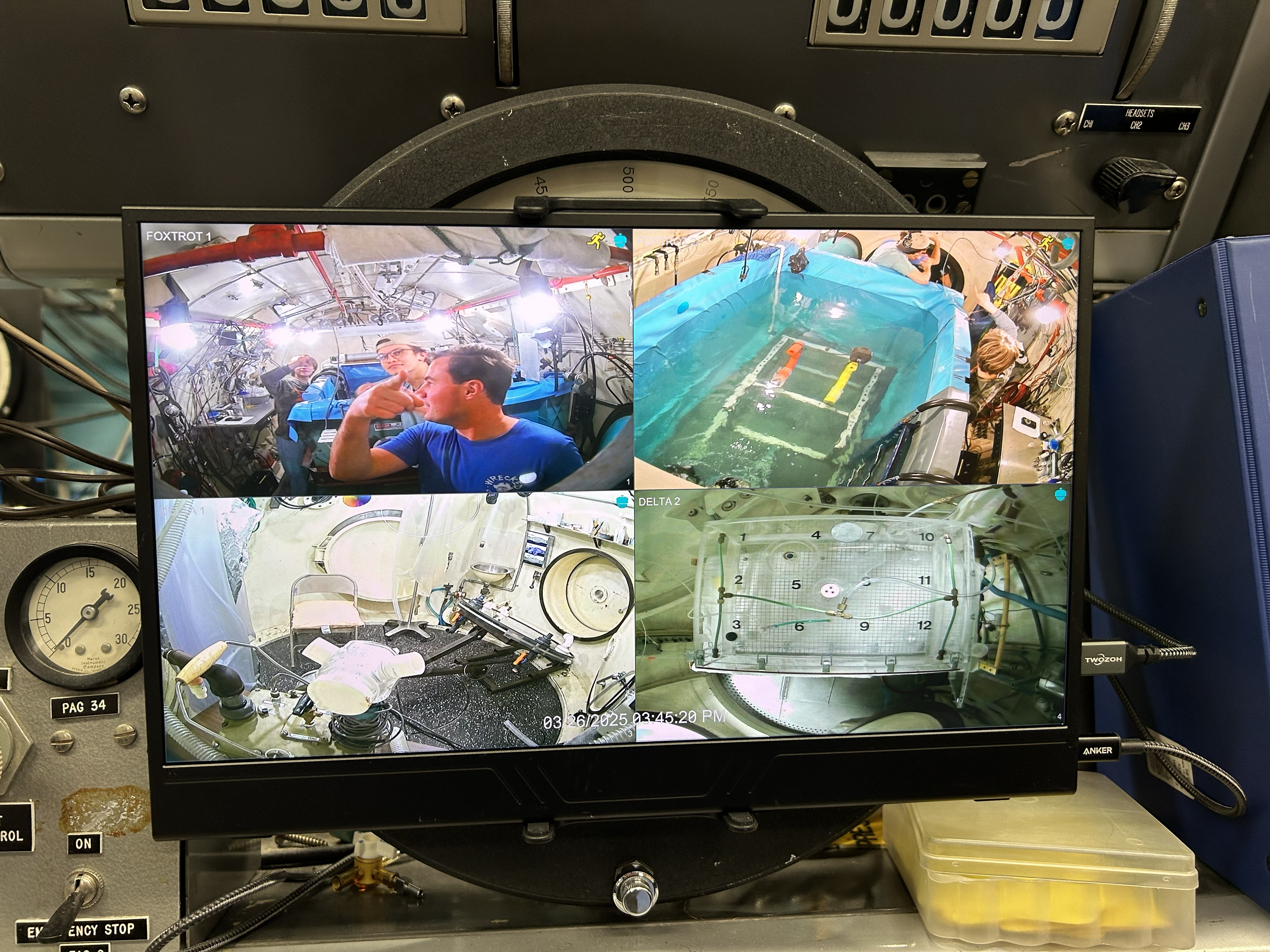 Duke's Hyperbaric Chamber Testing